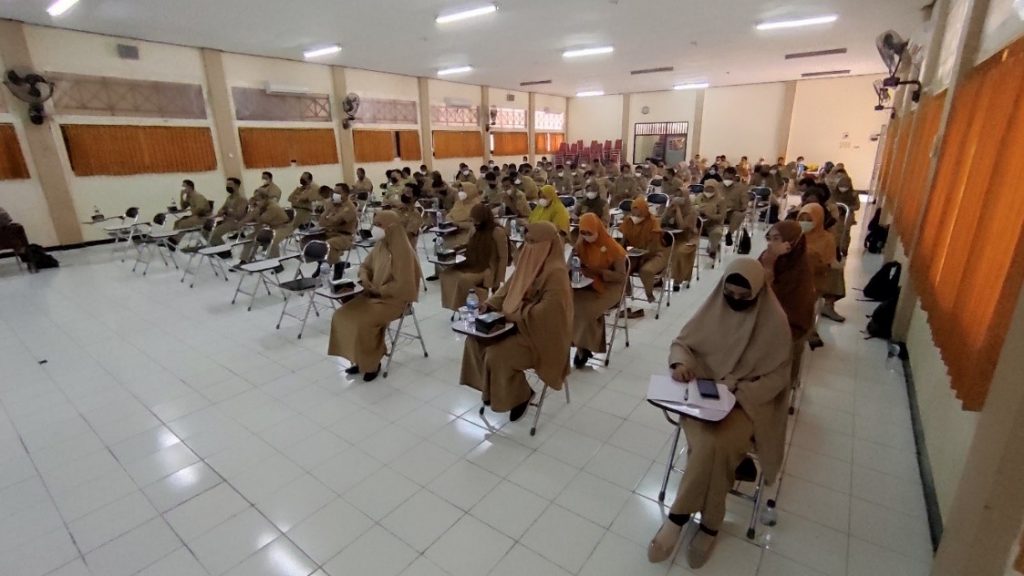 Kegiatan Sosialisasi Program SMK PK kepada warga sekolah